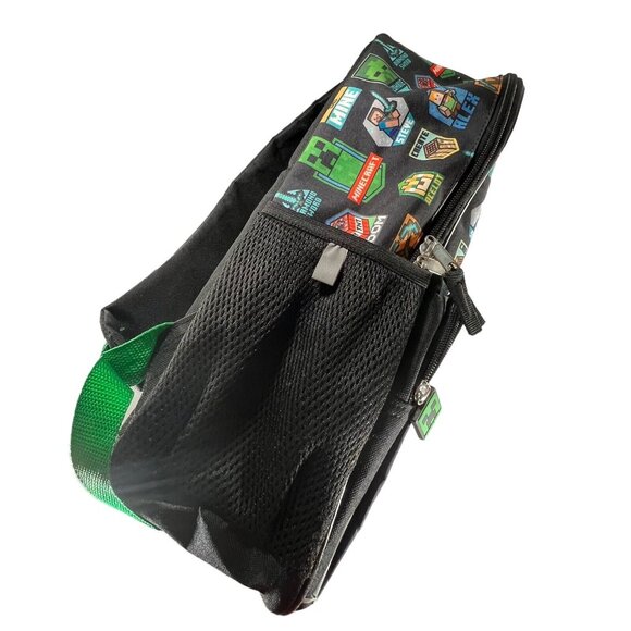 Minecraft Large 16" School Backpack Detachable Lunch Bag for Kids Boys - Picture 13 of 16